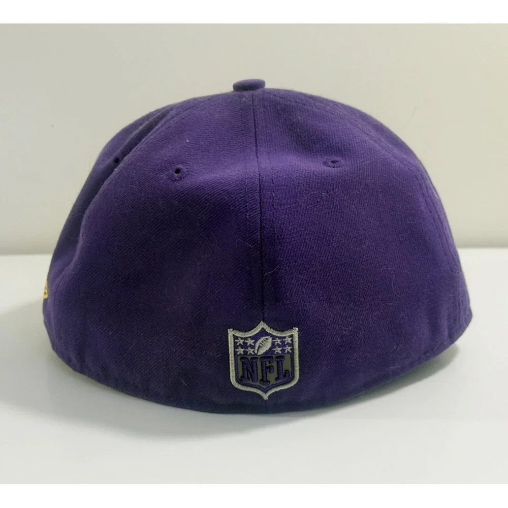 Minnesota Vikings New Era 59Fifty Fitted Baseball‎ Hat Purple - Size 7 1/8